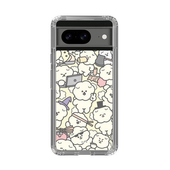 Slim Protection Case［ Mossari Mosao - Fluffy - Beige ］