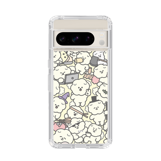 Slim Protection Case［ Mossari Mosao - Fluffy - Beige ］
