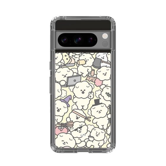 Slim Protection Case［ Mossari Mosao - Fluffy - Beige ］