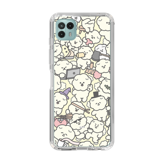 Slim Protection Case［ Mossari Mosao - Fluffy - Beige ］