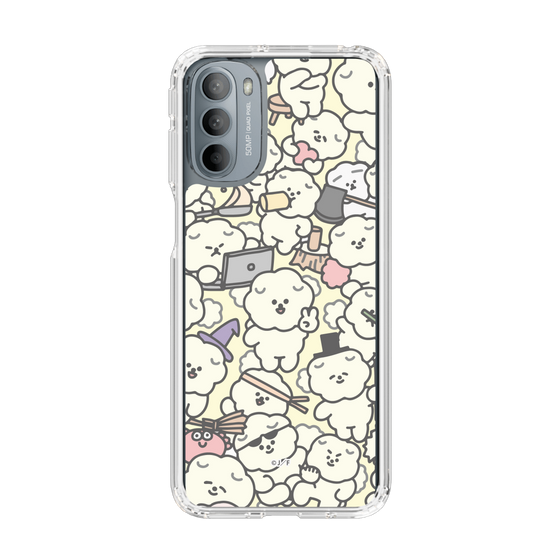 Slim Protection Case［ Mossari Mosao - Fluffy - Beige ］