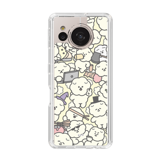 Slim Protection Case［ Mossari Mosao - Fluffy - Beige ］