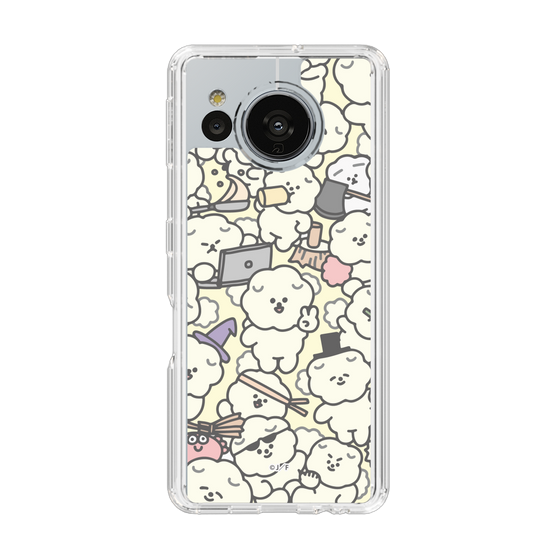 Slim Protection Case［ Mossari Mosao - Fluffy - Beige ］