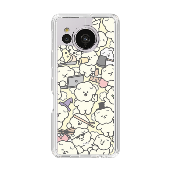 Slim Protection Case［ Mossari Mosao - Fluffy - Beige ］