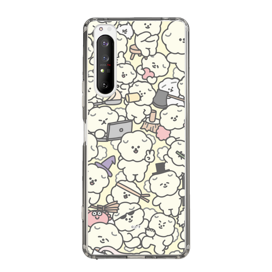 Slim Protection Case［ Mossari Mosao - Fluffy - Beige ］