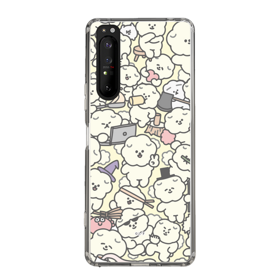 Slim Protection Case［ Mossari Mosao - Fluffy - Beige ］