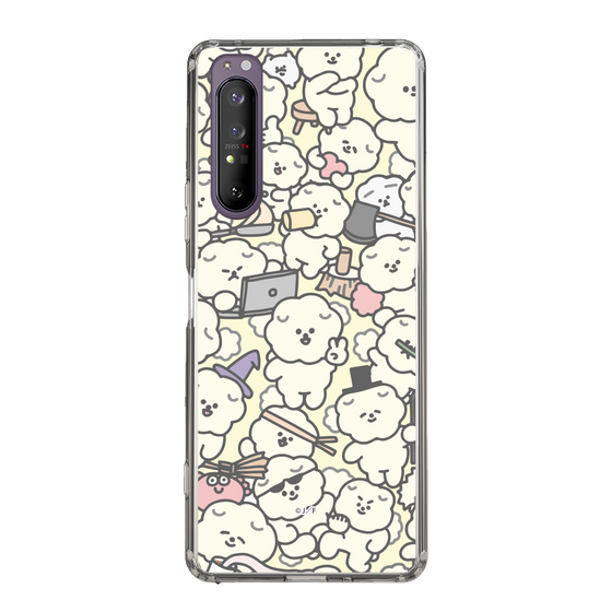 Slim Protection Case［ Mossari Mosao - Fluffy - Beige ］