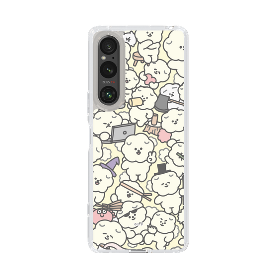 Slim Protection Case［ Mossari Mosao - Fluffy - Beige ］