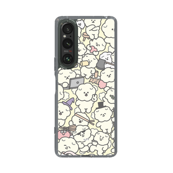 Slim Protection Case［ Mossari Mosao - Fluffy - Beige ］