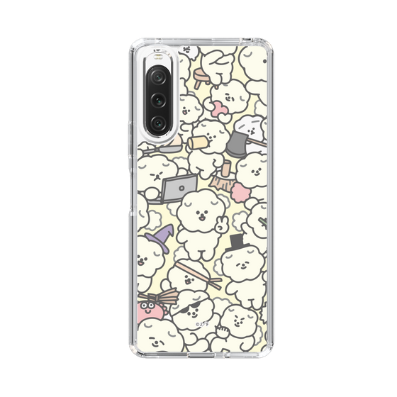 Slim Protection Case［ Mossari Mosao - Fluffy - Beige ］