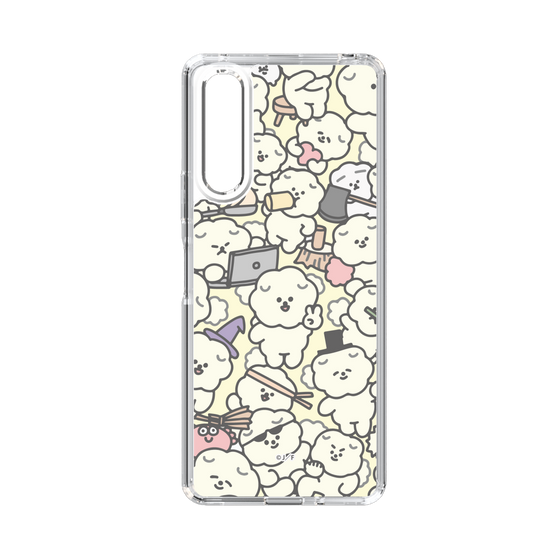 Slim Protection Case［ Mossari Mosao - Fluffy - Beige ］
