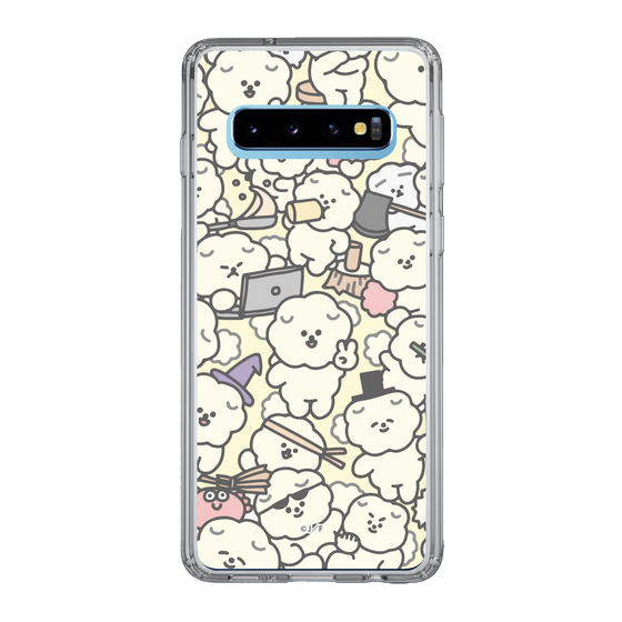 Slim Protection Case［ Mossari Mosao - Fluffy - Beige ］