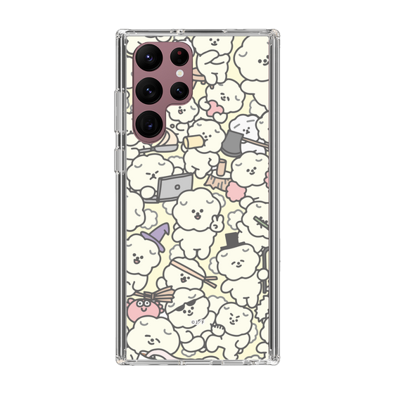 Slim Protection Case［ Mossari Mosao - Fluffy - Beige ］
