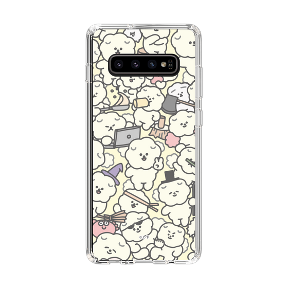 Slim Protection Case［ Mossari Mosao - Fluffy - Beige ］