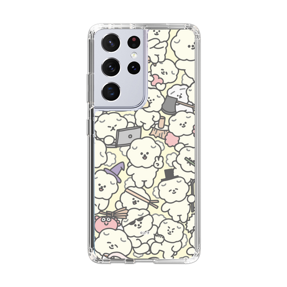 Slim Protection Case［ Mossari Mosao - Fluffy - Beige ］