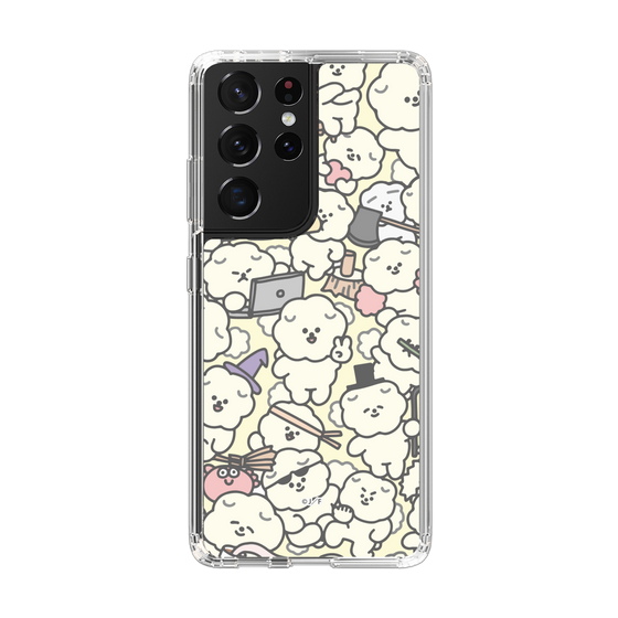Slim Protection Case［ Mossari Mosao - Fluffy - Beige ］