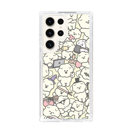 Slim Protection Case［ Mossari Mosao - Fluffy - Beige ］