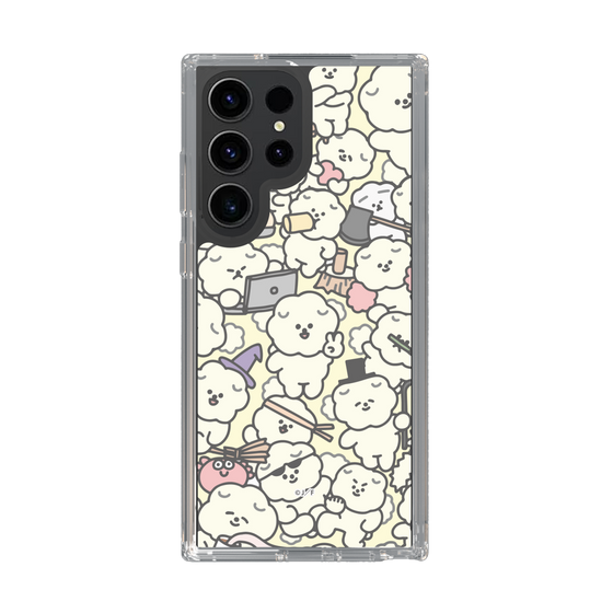 Slim Protection Case［ Mossari Mosao - Fluffy - Beige ］