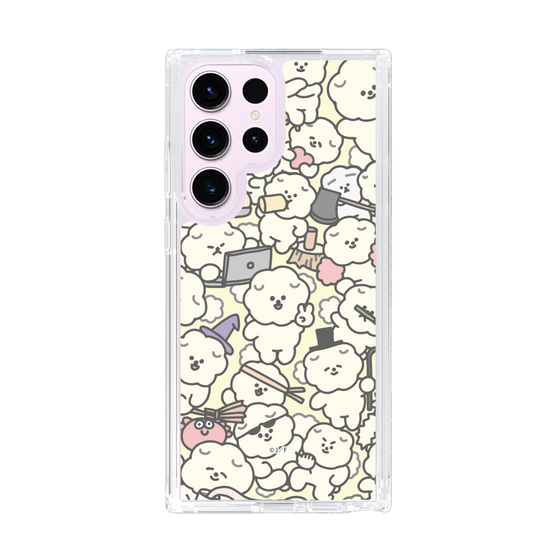 Slim Protection Case［ Mossari Mosao - Fluffy - Beige ］