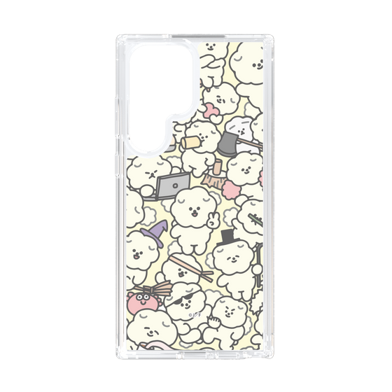 Slim Protection Case［ Mossari Mosao - Fluffy - Beige ］
