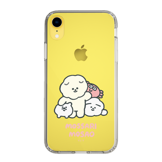 Slim Protection Case［ Mossari Mosao - Everyone Together - Clear ］