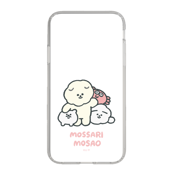 Slim Protection Case［ Mossari Mosao - Everyone Together - Clear ］