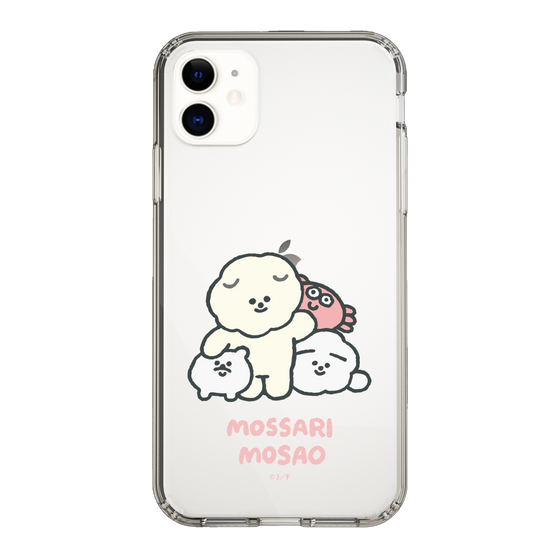 Slim Protection Case［ Mossari Mosao - Everyone Together - Clear ］