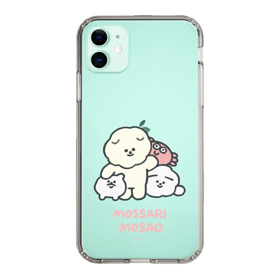 Slim Protection Case［ Mossari Mosao - Everyone Together - Clear ］