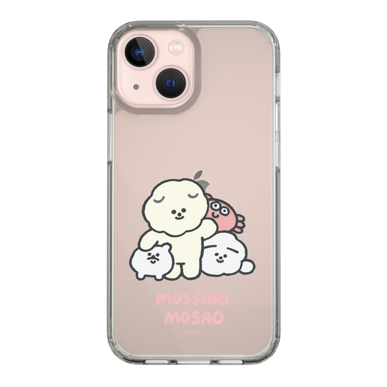 Slim Protection Case［ Mossari Mosao - Everyone Together - Clear ］