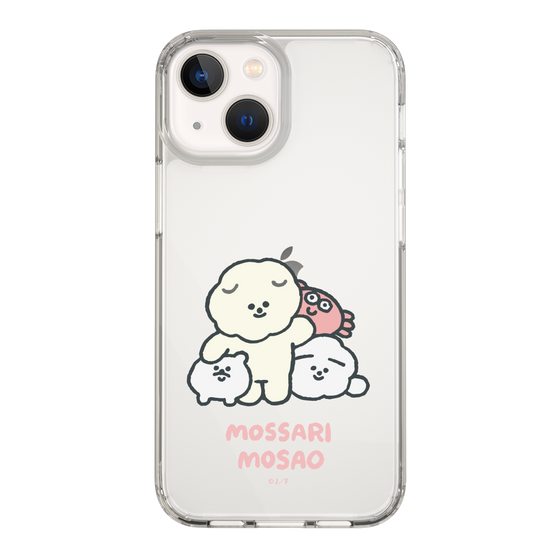 Slim Protection Case［ Mossari Mosao - Everyone Together - Clear ］