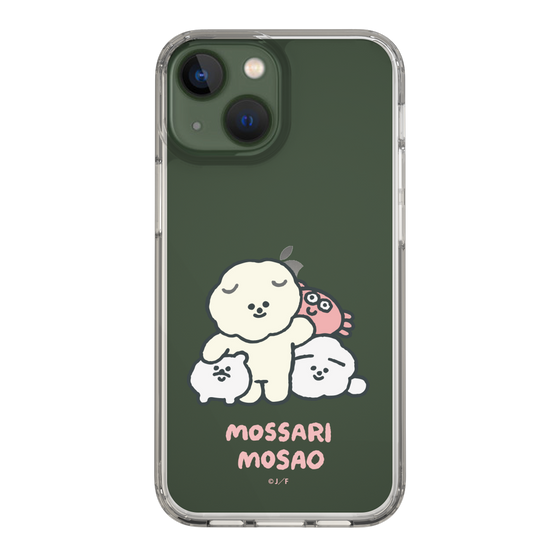Slim Protection Case［ Mossari Mosao - Everyone Together - Clear ］
