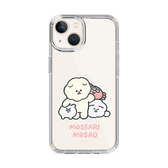 Slim Protection Case［ Mossari Mosao - Everyone Together - Clear ］
