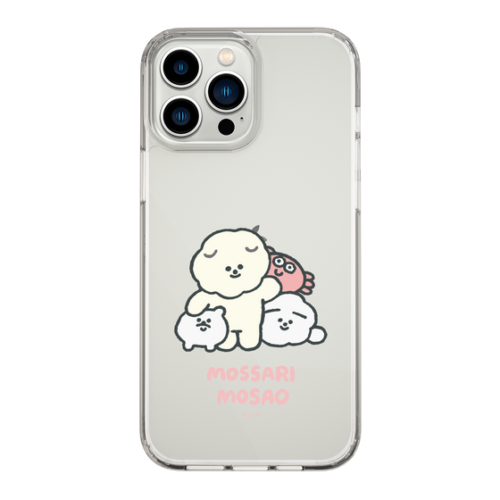 Slim Protection Case［ Mossari Mosao - Everyone Together - Clear ］