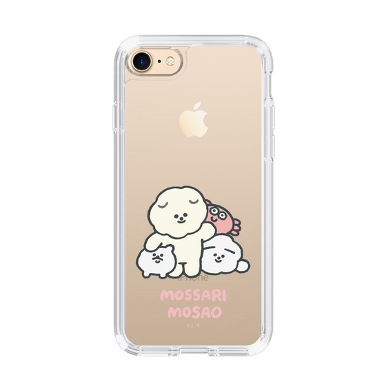 Slim Protection Case［ Mossari Mosao - Everyone Together - Clear ］