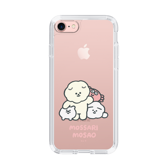 Slim Protection Case［ Mossari Mosao - Everyone Together - Clear ］