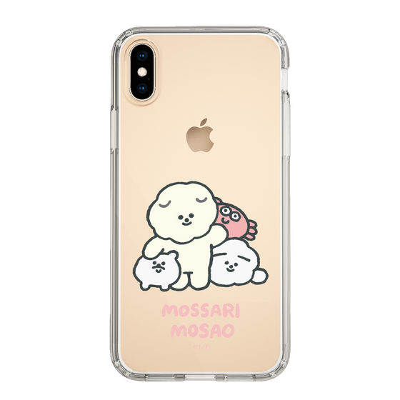 Slim Protection Case［ Mossari Mosao - Everyone Together - Clear ］