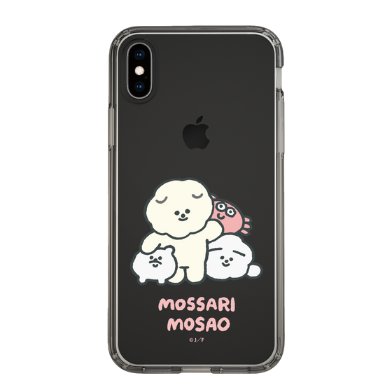 Slim Protection Case［ Mossari Mosao - Everyone Together - Clear ］