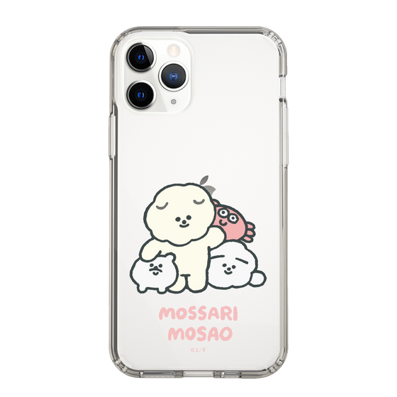 Slim Protection Case［ Mossari Mosao - Everyone Together - Clear ］