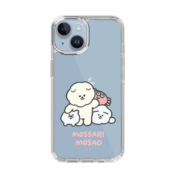 Slim Protection Case［ Mossari Mosao - Everyone Together - Clear ］