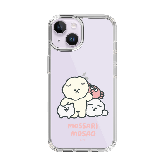 Slim Protection Case［ Mossari Mosao - Everyone Together - Clear ］