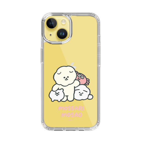 Slim Protection Case［ Mossari Mosao - Everyone Together - Clear ］