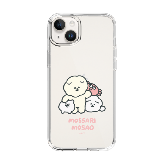 Slim Protection Case［ Mossari Mosao - Everyone Together - Clear ］