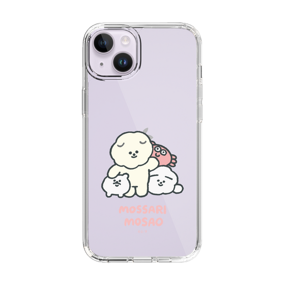 Slim Protection Case［ Mossari Mosao - Everyone Together - Clear ］