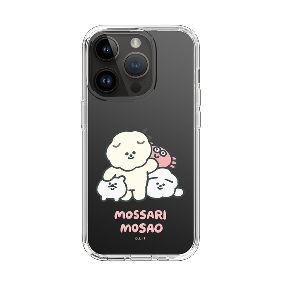Slim Protection Case［ Mossari Mosao - Everyone Together - Clear ］