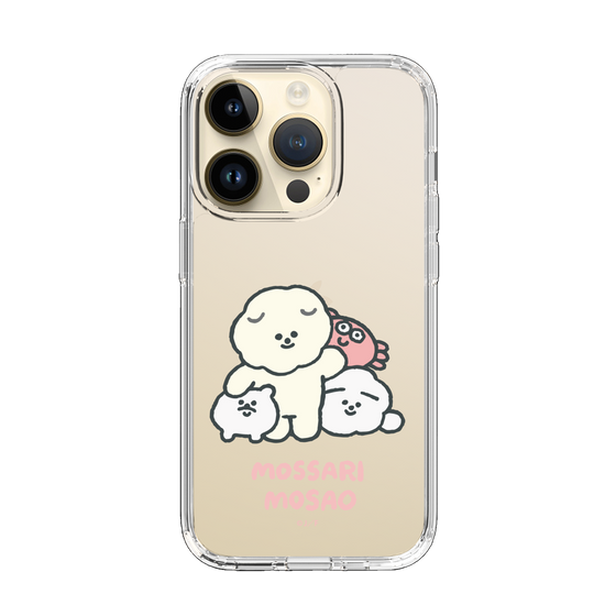 Slim Protection Case［ Mossari Mosao - Everyone Together - Clear ］