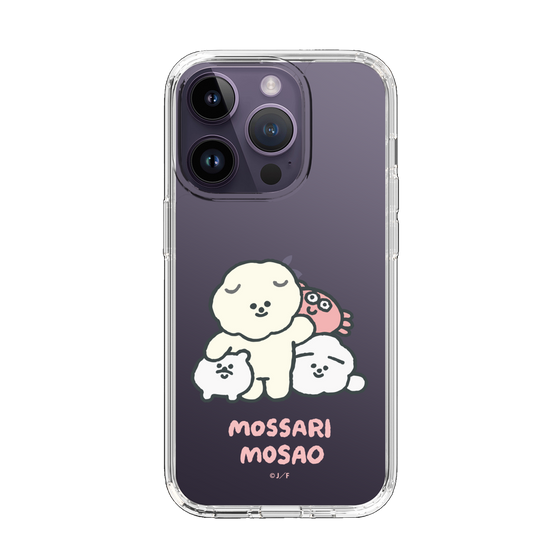 Slim Protection Case［ Mossari Mosao - Everyone Together - Clear ］