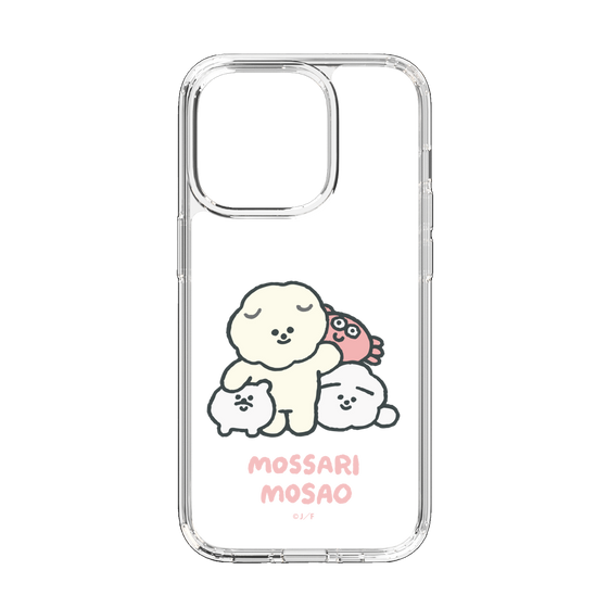 Slim Protection Case［ Mossari Mosao - Everyone Together - Clear ］