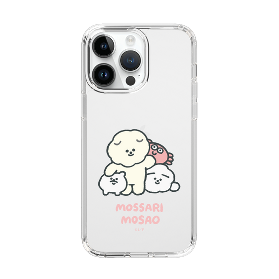 Slim Protection Case［ Mossari Mosao - Everyone Together - Clear ］