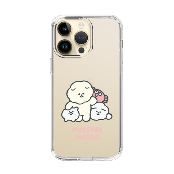 Slim Protection Case［ Mossari Mosao - Everyone Together - Clear ］
