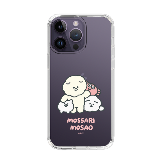 Slim Protection Case［ Mossari Mosao - Everyone Together - Clear ］